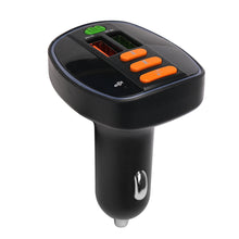 Load image into Gallery viewer, Q17 Car Bluetooth Charger FM Transmitter USB 3.1A Colorful Ambient Light Cigarette lighter MP3 Music Player
