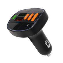 Load image into Gallery viewer, Q17 Car Bluetooth Charger FM Transmitter USB 3.1A Colorful Ambient Light Cigarette lighter MP3 Music Player
