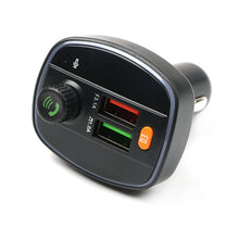 Load image into Gallery viewer, Q18 Car Bluetooth Charger FM Transmitter USB 3.1A Colorful Ambient Light Cigarette lighter MP3 Music Player
