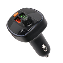 Load image into Gallery viewer, Q18 Car Bluetooth Charger FM Transmitter USB 3.1A Colorful Ambient Light Cigarette lighter MP3 Music Player
