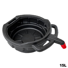 Load image into Gallery viewer, 15L Car Fuel Fluid Oil Drain Pan Wast Engine Oil Collector Tank Trip Tray Repair Change Garage Tool
