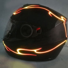 Load image into Gallery viewer, 4 in 1 Motorcycle Helmet LED Cold Light Waterproof Strip Sticker Flashing Warning Lights Night Riding Accessories
