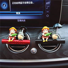 Load image into Gallery viewer, Cute Cartoon Couples Doll Car Air Vent Freshener Perfume Clip Aromas Diffuser Air Conditioning Perfume Clip Car Decoration
