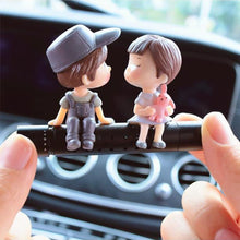 Load image into Gallery viewer, Cute Cartoon Couples Doll Car Air Vent Freshener Perfume Clip Aromas Diffuser Air Conditioning Perfume Clip Car Decoration
