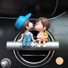 Load image into Gallery viewer, Cute Cartoon Couples Doll Car Air Vent Freshener Perfume Clip Aromas Diffuser Air Conditioning Perfume Clip Car Decoration
