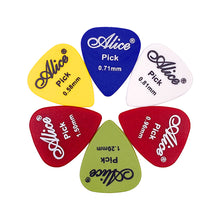 Load image into Gallery viewer, 50pcs Guitar Picks 1 Box Case Alice Acoustic Electric Bass Plectrum Mediator Musical Instrument Thickness Mix 0.58-1.5 Guitar Accessories
