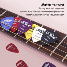 Load image into Gallery viewer, 50pcs Guitar Picks 1 Box Case Alice Acoustic Electric Bass Plectrum Mediator Musical Instrument Thickness Mix 0.58-1.5 Guitar Accessories
