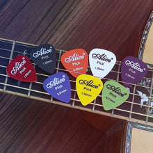 Load image into Gallery viewer, 50pcs Guitar Picks 1 Box Case Alice Acoustic Electric Bass Plectrum Mediator Musical Instrument Thickness Mix 0.58-1.5 Guitar Accessories
