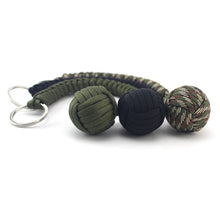 Load image into Gallery viewer, Outdoor Monkey Fist Steel Ball For Girl Bearing Safety Protect Security Self Defense Lanyard Stick Survival Keychain Broken Windows

