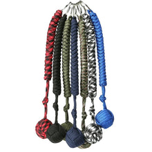 Load image into Gallery viewer, Outdoor Monkey Fist Steel Ball For Girl Bearing Safety Protect Security Self Defense Lanyard Stick Survival Keychain Broken Windows
