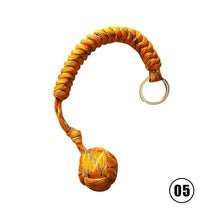 Load image into Gallery viewer, Outdoor Monkey Fist Steel Ball For Girl Bearing Safety Protect Security Self Defense Lanyard Stick Survival Keychain Broken Windows
