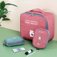 Load image into Gallery viewer, Portable First Aid Kit Empty Large Medicine Storage Bag Outdoor Emergency Survival Bags Organizer for Home Travel Medical Case
