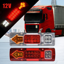 Load image into Gallery viewer, 12V Car Light Assembly Tail Light Rear Lamps Waterproof Brake Stop Reverse Lamp For Trailer Lorry Bus Truck Car Caravan Light
