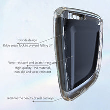Load image into Gallery viewer, Car Key Case Cover Bag For Bmw F20 G20 G30 X1 X3 X4 X5 G05 X6 X7 G11 F15 F16 G01 G02 F48 Accessories Holder Shell Keychain
