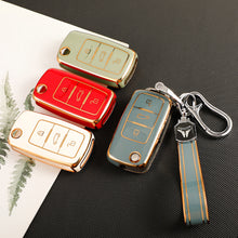Load image into Gallery viewer, TPU Car Remote Key Cover Case Fob For VW Volkswagen Polo Golf Passat Tiguan Beetle Caddy T5 Up Eos Skoda Octavia Seat Leon Altea

