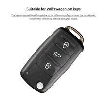 Load image into Gallery viewer, TPU Car Flip Key Case Cover Shell For VW Volkswagen Golf 7 MK7 3 4 5 6 6r For Skoda Octavia A7 polo 9n mk4 passat b7 b8 Tiguan
