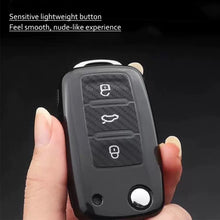 Load image into Gallery viewer, TPU Car Flip Key Case Cover Shell For VW Volkswagen Golf 7 MK7 3 4 5 6 6r For Skoda Octavia A7 polo 9n mk4 passat b7 b8 Tiguan
