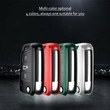 Load image into Gallery viewer, TPU Car Flip Key Case Cover Shell For VW Volkswagen Golf 7 MK7 3 4 5 6 6r For Skoda Octavia A7 polo 9n mk4 passat b7 b8 Tiguan
