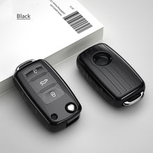 Load image into Gallery viewer, TPU Car Flip Key Case Cover Shell For VW Volkswagen Golf 7 MK7 3 4 5 6 6r For Skoda Octavia A7 polo 9n mk4 passat b7 b8 Tiguan
