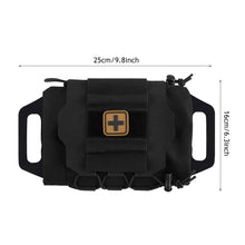 Load image into Gallery viewer, Tactical Pouch Two Piece System Medical First Aid Pouch Med Roll Carrier Hypalon Handle Outdoor Sport Hiking Hunting Bag
