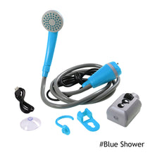 Load image into Gallery viewer, 12V Electric Outdoor Shower Camping Shower Water Bag Kit For Travel Car Washing Hiking Flowering Plants Watering
