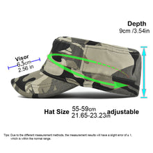 Load image into Gallery viewer, Outdoor Sports Tactical Dad Hat Casual Hunting Hats Army Camouflage Male Baseball Cap Men Embroidered Brazil Flag Caps
