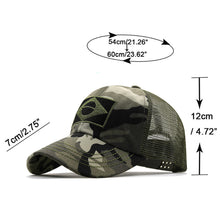 Load image into Gallery viewer, Outdoor Sports Tactical Dad Hat Casual Hunting Hats Army Camouflage Male Baseball Cap Men Embroidered Brazil Flag Caps
