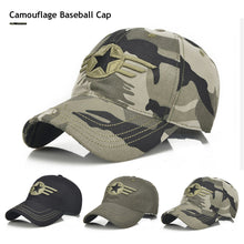 Load image into Gallery viewer, Outdoor Sports Tactical Dad Hat Casual Hunting Hats Army Camouflage Male Baseball Cap Men Embroidered Brazil Flag Caps
