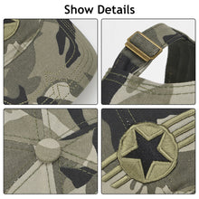 Load image into Gallery viewer, Outdoor Sports Tactical Dad Hat Casual Hunting Hats Army Camouflage Male Baseball Cap Men Embroidered Brazil Flag Caps
