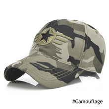 Load image into Gallery viewer, Outdoor Sports Tactical Dad Hat Casual Hunting Hats Army Camouflage Male Baseball Cap Men Embroidered Brazil Flag Caps
