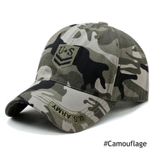 Load image into Gallery viewer, Outdoor Sports Tactical Dad Hat Casual Hunting Hats Army Camouflage Male Baseball Cap Men Embroidered Brazil Flag Caps
