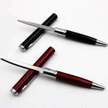 Load image into Gallery viewer, Portable Pen Defence Personal Multi Purpose Tactical Pen With Knife Ballpoint Pens Tool Aviation Aluminum Anti-skid Office
