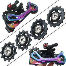 Load image into Gallery viewer, 11T 12T 13T 14T Bearing MTB Bicycle Rear Guide Wheel Road Bike Rear Derailleur Pulley Roller for Shimano Sram Repair Kit
