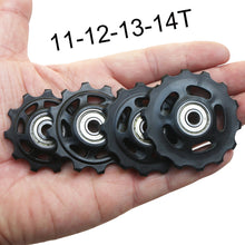 Load image into Gallery viewer, 11T 12T 13T 14T Bearing MTB Bicycle Rear Guide Wheel Road Bike Rear Derailleur Pulley Roller for Shimano Sram Repair Kit
