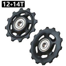 Load image into Gallery viewer, 11T 12T 13T 14T Bearing MTB Bicycle Rear Guide Wheel Road Bike Rear Derailleur Pulley Roller for Shimano Sram Repair Kit
