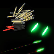 Load image into Gallery viewer, 50PCS/lot 2.2-4.5mm Light Night Fishing Float Rod Lights Dark Glow Stick Useful Fishing Fluorescent Lightstick

