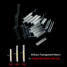 Load image into Gallery viewer, 50PCS/lot 2.2-4.5mm Light Night Fishing Float Rod Lights Dark Glow Stick Useful Fishing Fluorescent Lightstick
