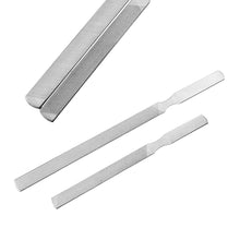 Load image into Gallery viewer, Stainless Steel Professional Nail File Polishing Block Sanding Nail File Manicure Art Double Sided Manicure and Pedicure File
