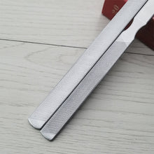 Load image into Gallery viewer, Stainless Steel Professional Nail File Polishing Block Sanding Nail File Manicure Art Double Sided Manicure and Pedicure File
