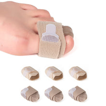 Load image into Gallery viewer, Silicone Toe Separator Bunion Hallux Valgus Corrector Thumb Finger Correction Straightener Foot Belt Care Elastic Toe Splitter
