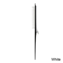 Load image into Gallery viewer, Point-tail Highlight Comb High-gloss Comb Point-tail Plastic Comb Hair Salon Color Brush Styling Comb Tool Weave with Hair Clip

