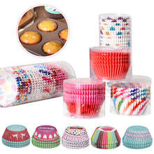 Load image into Gallery viewer, 100Pcs Muffin Cupcake Paper Cups Cupcake Liner Baking Muffin Box Cup Case Party Tray Cake Decorating Tools Birthday Party Decor

