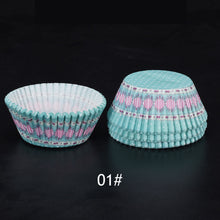 Load image into Gallery viewer, 100Pcs Muffin Cupcake Paper Cups Cupcake Liner Baking Muffin Box Cup Case Party Tray Cake Decorating Tools Birthday Party Decor
