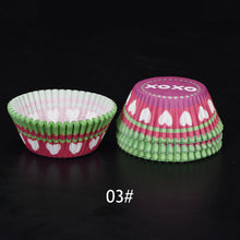 Load image into Gallery viewer, 100Pcs Muffin Cupcake Paper Cups Cupcake Liner Baking Muffin Box Cup Case Party Tray Cake Decorating Tools Birthday Party Decor
