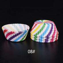 Load image into Gallery viewer, 100Pcs Muffin Cupcake Paper Cups Cupcake Liner Baking Muffin Box Cup Case Party Tray Cake Decorating Tools Birthday Party Decor
