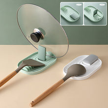 Load image into Gallery viewer, Plastic Spoon Rest Pot Lid Holder Kitchen Cooking Tools Kitchen Spoon Utensil Heat Resistant Storage Organizer Shelves Kitchen Gadgets Tool
