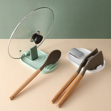 Load image into Gallery viewer, Plastic Spoon Rest Pot Lid Holder Kitchen Cooking Tools Kitchen Spoon Utensil Heat Resistant Storage Organizer Shelves Kitchen Gadgets Tool
