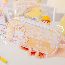 Load image into Gallery viewer, Checkerboard Pen Case Pencil Bag For Girls Pencil Pouch Korean Stationery School Student Stationery Storage Bag
