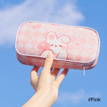 Load image into Gallery viewer, Checkerboard Pen Case Pencil Bag For Girls Pencil Pouch Korean Stationery School Student Stationery Storage Bag
