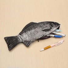 Load image into Gallery viewer, Carp Pen Bag Realistic Fish Shape Make-up Pouch Pen Pencil Case With Zipper Makeup Pouch Casual Gift Funny Handbag
